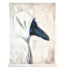 Ladda upp bild till gallerivisning, THE RAVEN: WHITE - 84 x 59,4 cm.