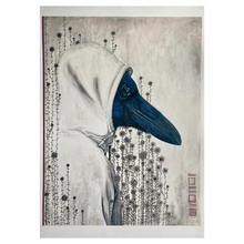 Ladda upp bild till gallerivisning, THE RAVEN: SILVER BLOOM - 84 x 59,4 cm.
