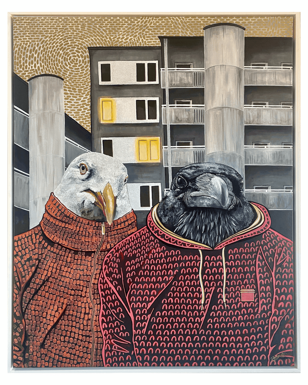 BRÖDER - 103,5 x 83,5 cm.