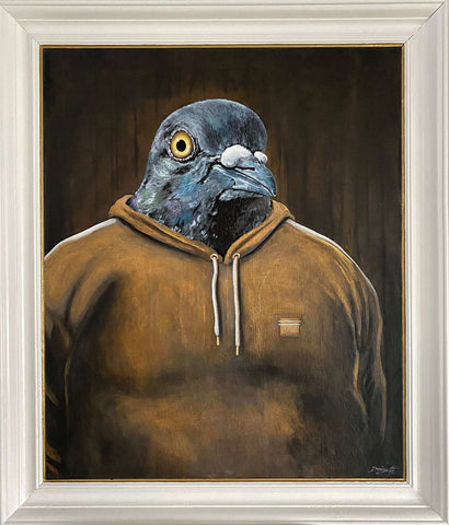 THE PIGEON - 77 x 66 cm.