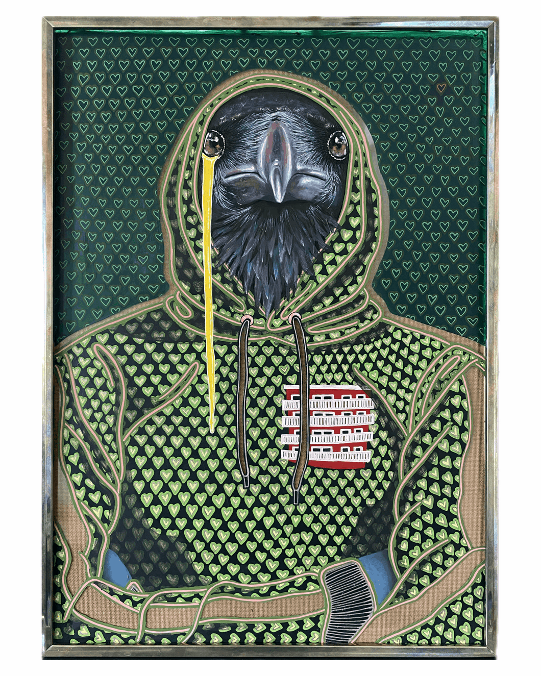 FÖRORTSHJÄRTA - 70 x 50 cm.