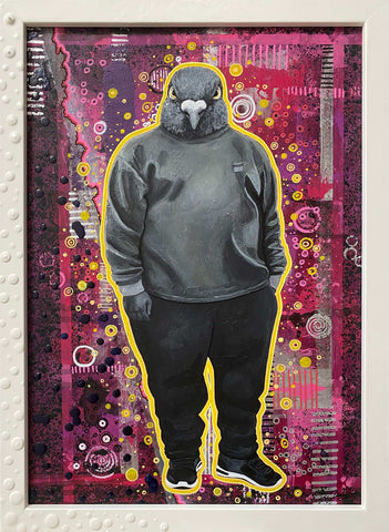 STARING CONTEST - 45 x 33 cm.